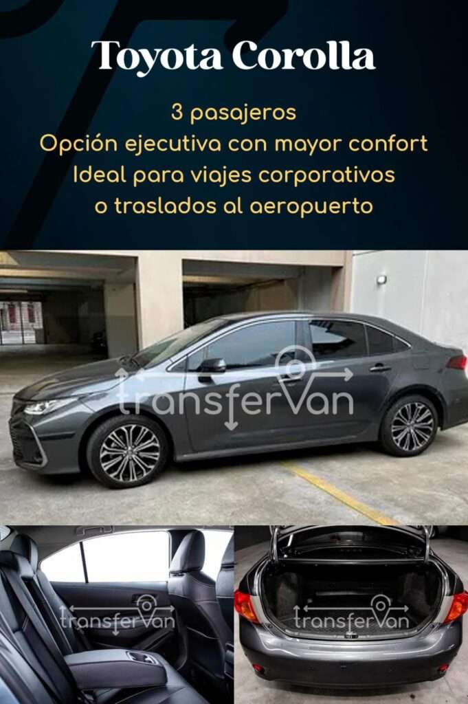 Vehículo de la flota Transfervan para traslados privados en Buenos Aires