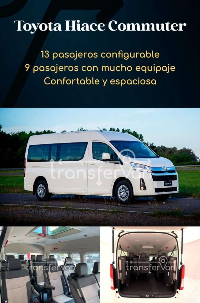Vehículo de la flota Transfervan para traslados privados en Buenos Aires