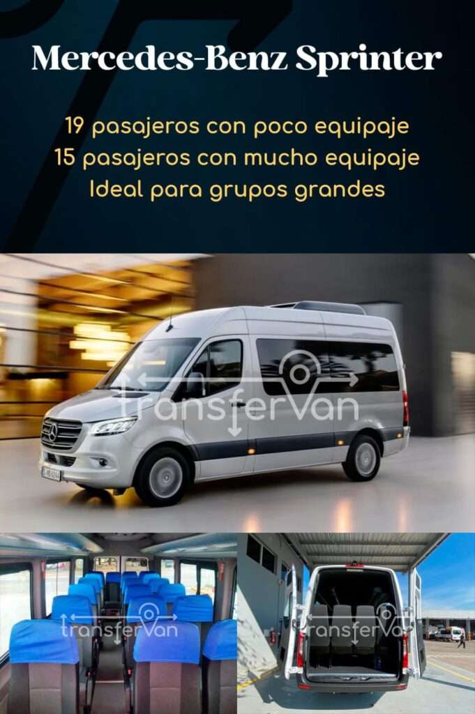 Vehículo de la flota Transfervan para traslados privados en Buenos Aires